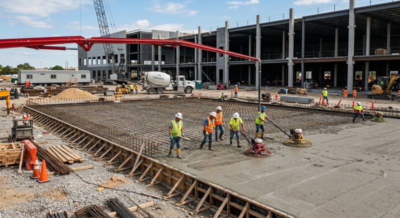 Commercial Slab Installation in East Orange, NJ