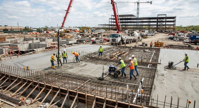 Commercial Slab Installation in Hillsdale, NJ