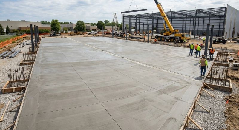 Commercial Slab Installation in Newark, NJ