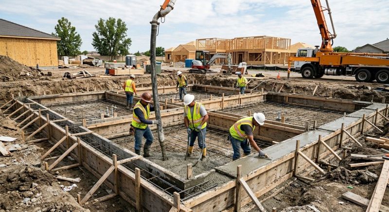 Concrete Foundation Installation in East Hanover, NJ